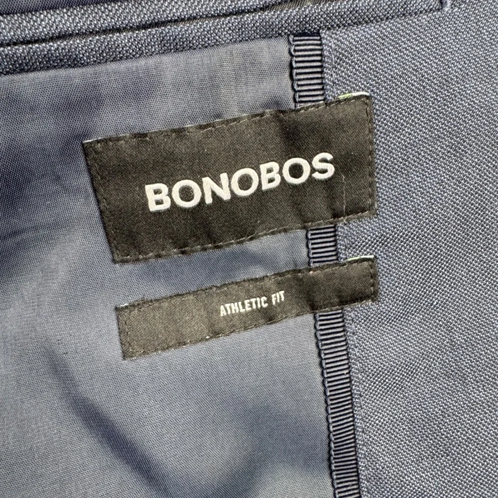 Bonobos Jetsetter Wool Blazer Athletic Fit Blue 36R 24344-BNF32